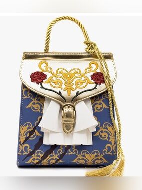 NWT Danielle Nicole Disney Beauty and the Beast cosplay backpack